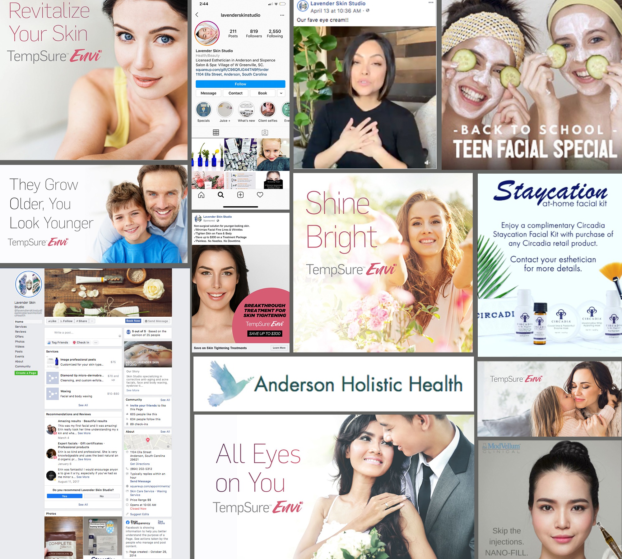 Anderson Holistic Health Social Media Ads