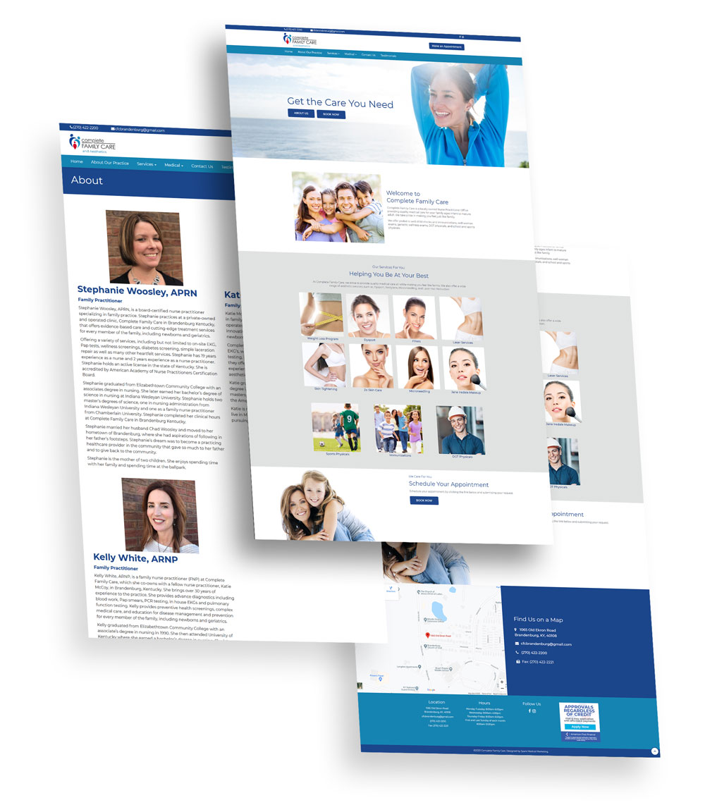 Complete Family Care Web Design