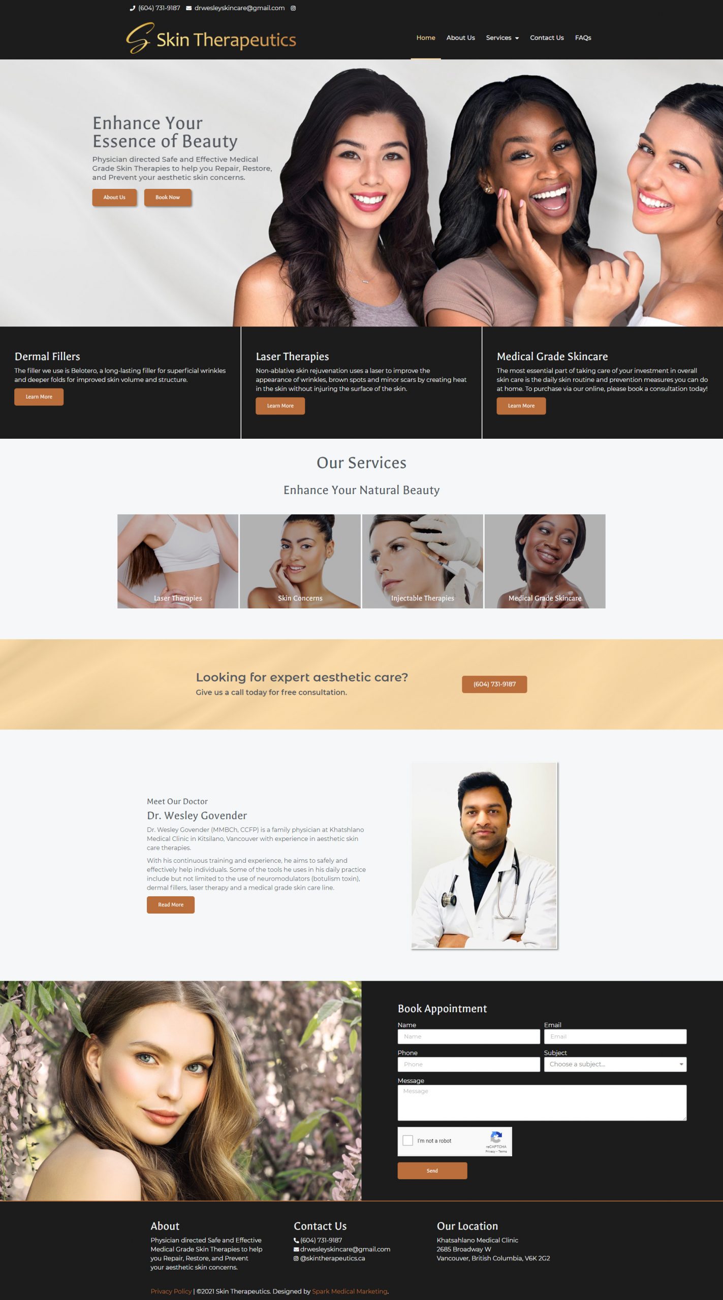 Skin Therapeutics Homepage